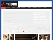 Tablet Screenshot of geotribune.com